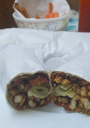 صورة لوصفة شاورما الدجاج بطريقتي 😋🌯