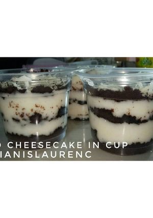 Foto resep Oreo cheese cake in cup lumer