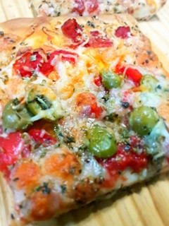 Una foto de Pizza esponjosa