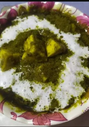 पालक पनीर (palak paneer recipe in Hindi) रेसिपी मुख्य फोटो