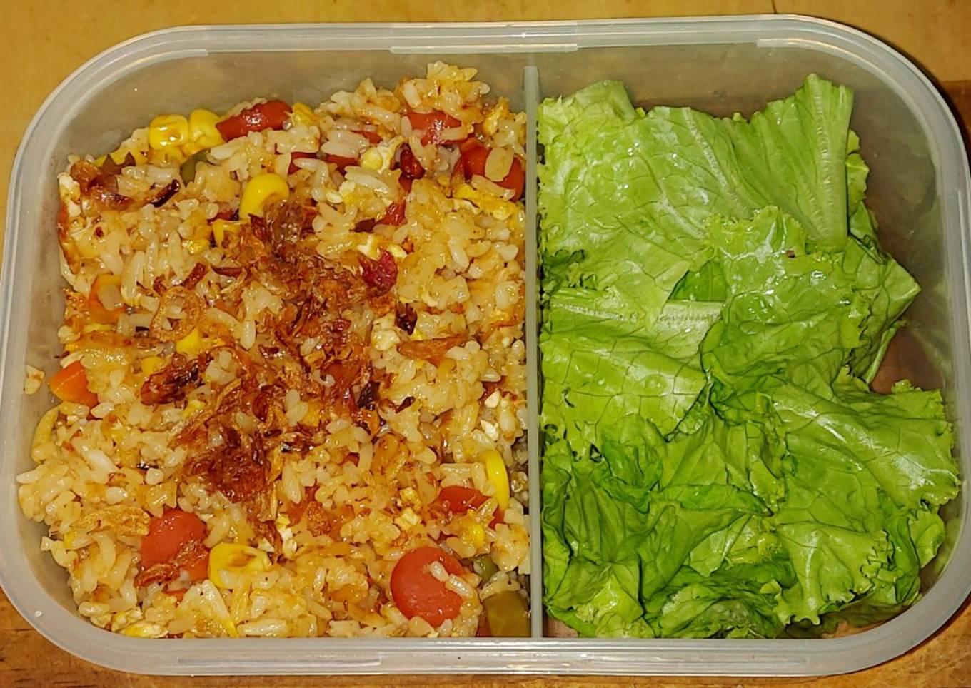Nasi goreng sosis