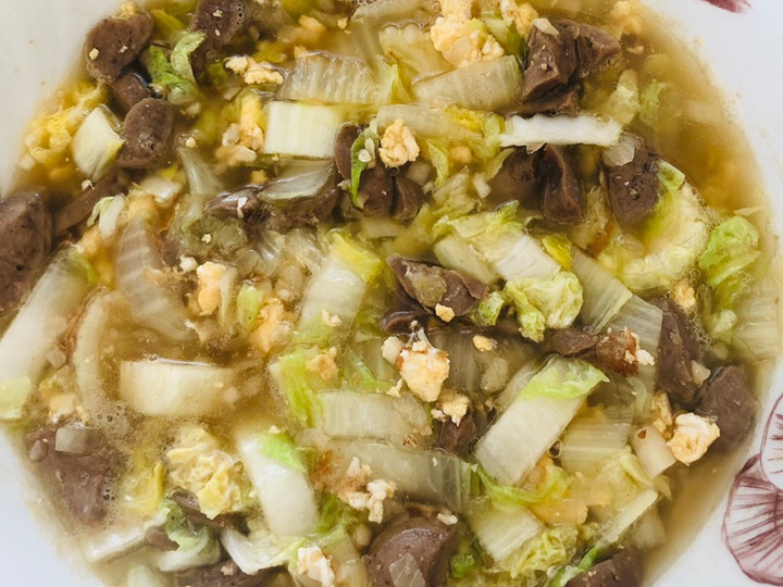 Resep Tumis sayur sawi putih bakso Anti Gagal