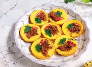 Foto resep Kue lumpur gurih abon sapi