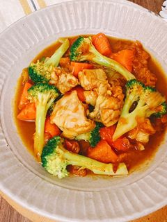 南瓜雞肉咖哩 的食譜成品照片