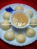 Steamed Pitha in microwave oven
