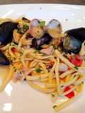 Scialatielli Freschi ai Frutti di Mare, Pomodorini Freschi e Calamaretti
