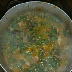 Oha soup A picture of Oha soup.