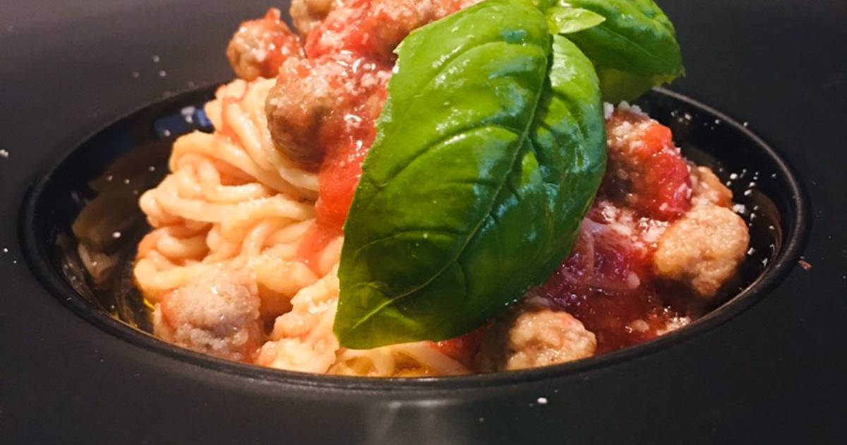 Ricetta Spaghetto alla chitarra con le pallottine (piatto tipico della