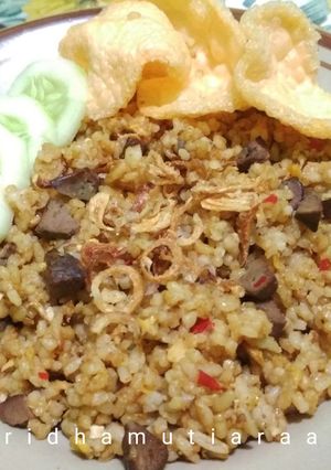 Foto resep Nasi goreng ati ayam (sederhana)