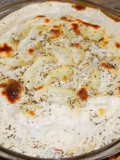 Una foto de Patatas gratinadas