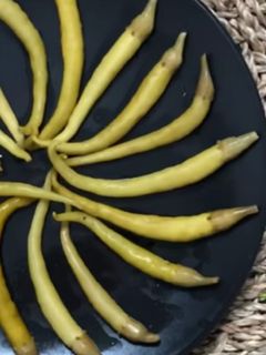 Una foto de Piparras o guindillas en vinagre