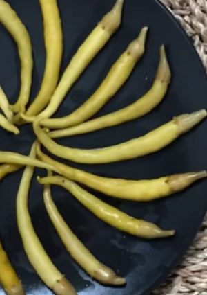 Una foto de Piparras o guindillas en vinagre