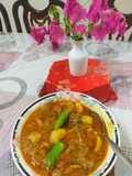 Tinday gosht (apple gourd with mutton)