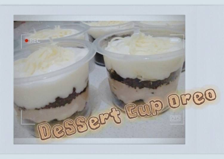 Resep Dessert Cup Oreo ala rumahan Anti Gagal