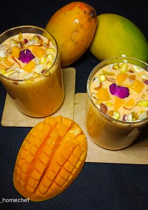 A picture of Maharashtrian Mango Piyush.