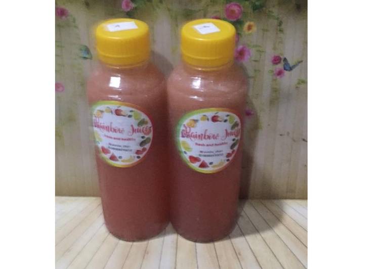 Langkah Mudah untuk Membuat Diet Juice Melon Lemon Raspberry Kiwi Anti Gagal