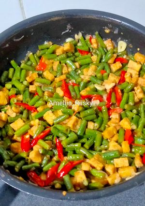 Foto resep Tumis Tempe Kacang Panjang