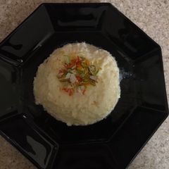 A picture of Orange yogurt pudding.