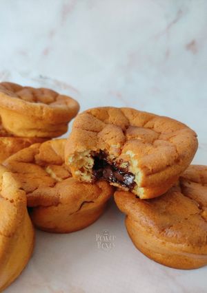 Foto de Mini "Pães de Ló" com creme de Avelãs