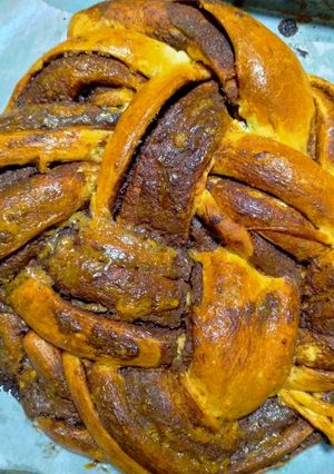 Foto resep Chocolate Braided Swirl Bread