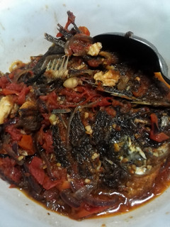 A picture of Fish stew.
