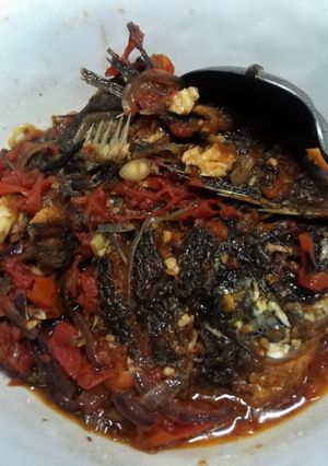 A picture of Fish stew.