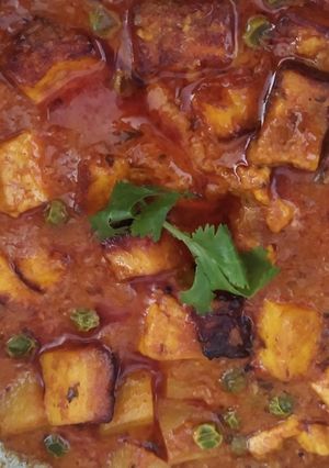 আলু মটর পনির মশলা (aaloo matar aneer masala recipe in Bengali) রেসিপির প্রধান ছবি