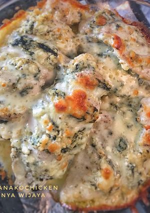 Foto resep Spanakochicken /spinach ricotta