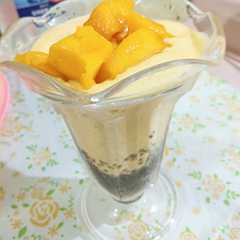 Mango Smoothies with Chiaseed 😍 রেসিপির প্রধান ছবি