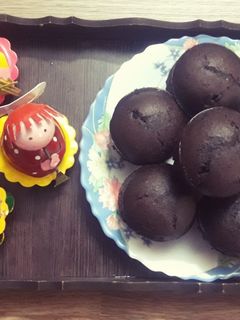 عکسی از دستور مافین شکلاتی فنجانی