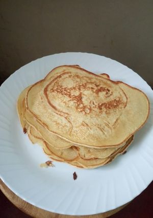 A picture of Yummy pancakes.