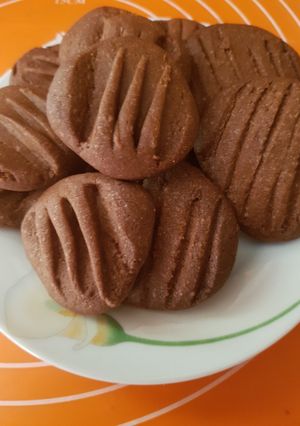 Csokipudingos keksz recept fotója