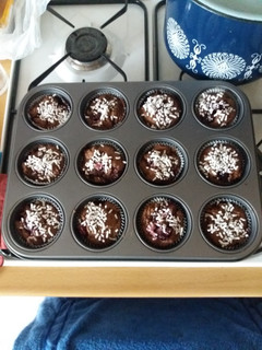 Turbócsokis, meggyes muffin 😊 (Gluténmentes) recept fotója