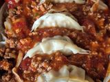 Lasaña de gyozas