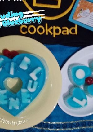 Foto resep #191. Puding Love Blueberry
