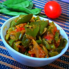 A picture of Flat Bean Masala.