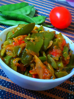 A picture of Flat Bean Masala.