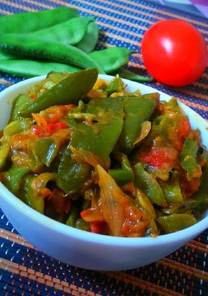 A picture of Flat Bean Masala.
