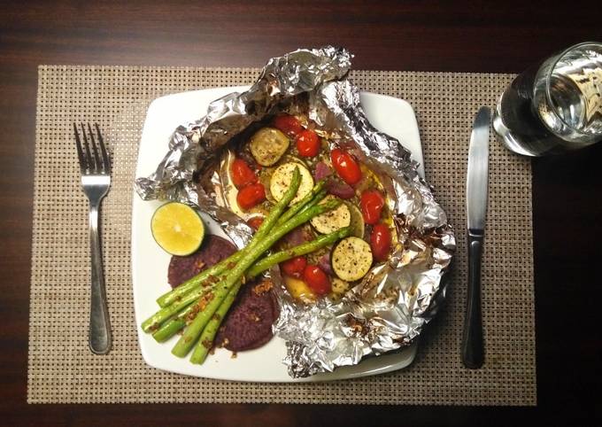 Recipe of Any-night-of-the-week Zesty Fresh, Foil Fish