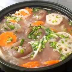 Củ sen hầm chân giò-レシピのメイン写真