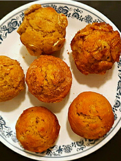 A picture of Banana bread muffins.