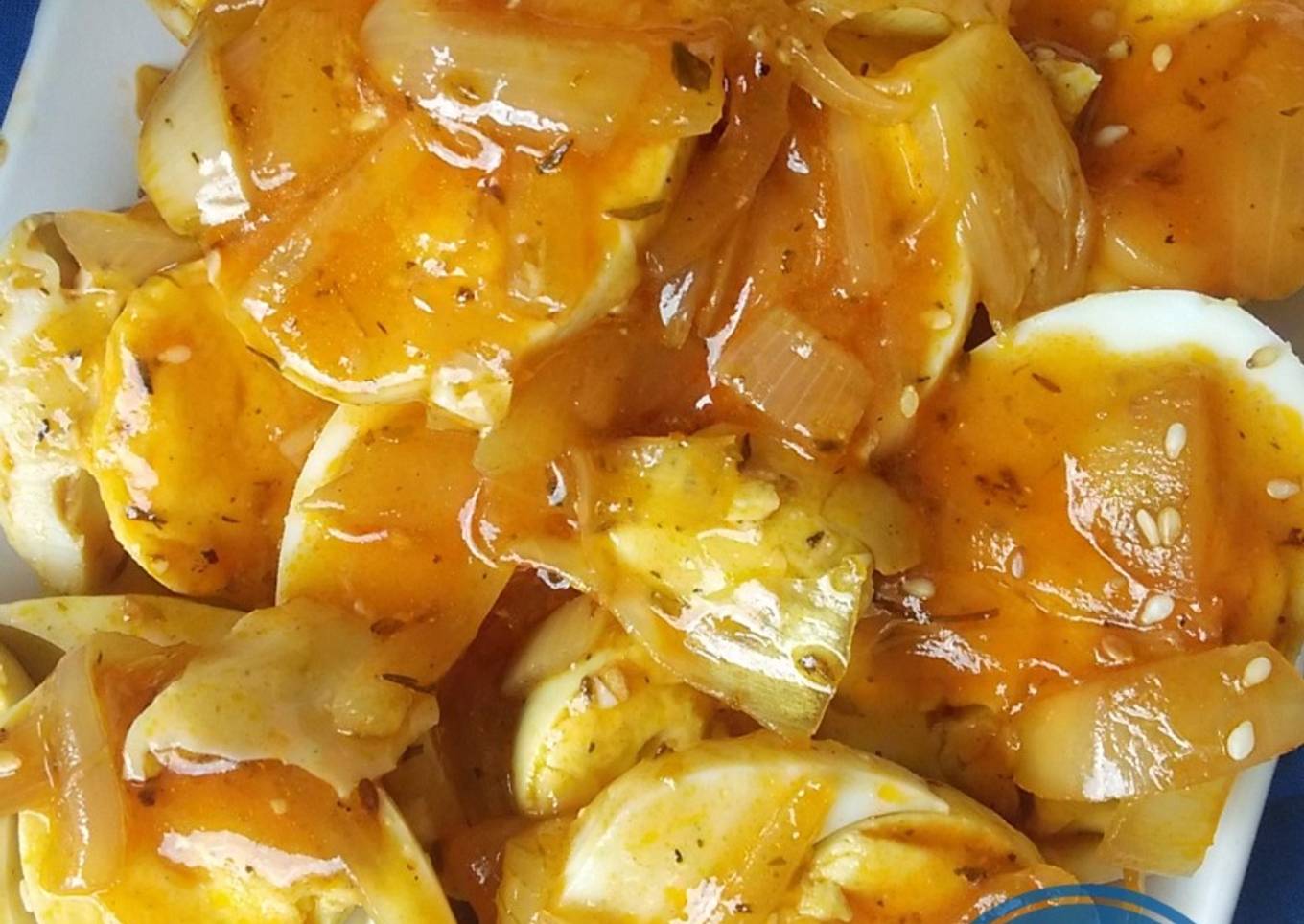 Telur Rebus Asam Manis