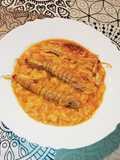 Arroz caldoso de galeras y langostinos 🥘