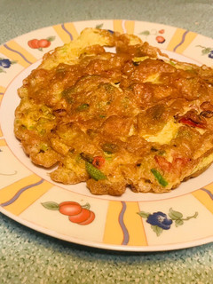 Foto resep Telur dadar pete mantul