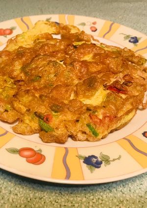 Foto resep Telur dadar pete mantul