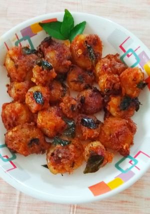 A picture of Nadan Chemmeen Fry.