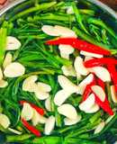 Rau muống ngâm chua ngọt