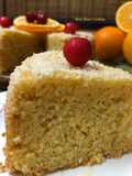 Eggless Coconut Orange Cake