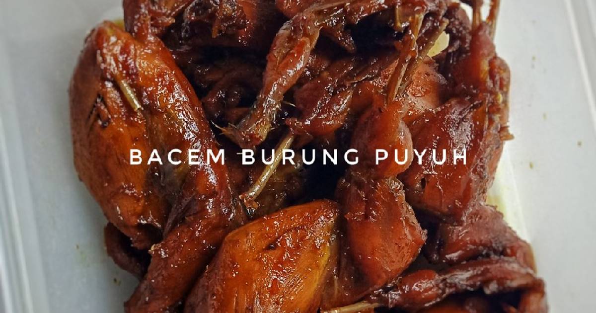 257 Resep Burung Puyuh Enak Dan Sederhana Cookpad