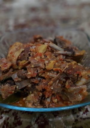 Foto resep Rica Rica Entok Pedas Tulang Lunak (Presto)